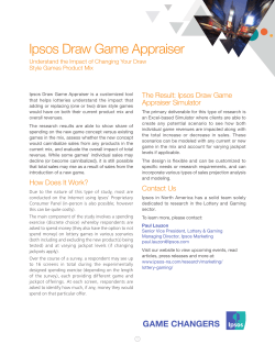 Ipsos Draw Game Appraiser