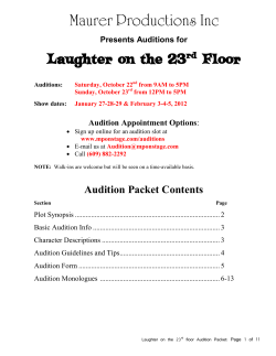 Maurer Productions OnStage