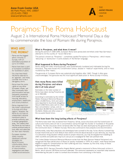 Porajmos: The Roma Holocaust