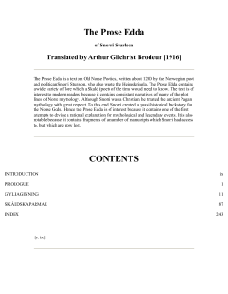 The Prose Edda