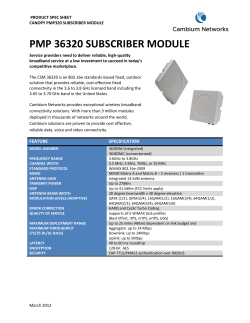 pmp 36320 subscriber module