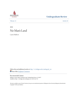 No Man`s Land - Virtual Commons