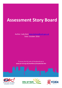 Assessment Story Board