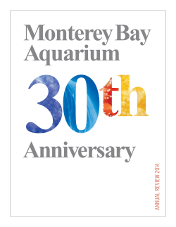 annual review 2014 - Monterey Bay Aquarium