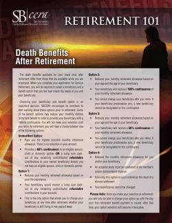 The death benefits available for your loved ones after