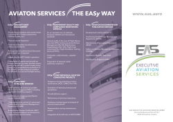 Factsheet - EAS | Executive Aviation Service GmbH