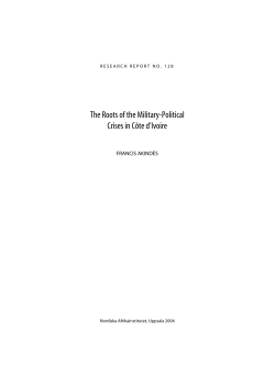 The Roots of the Military-Political