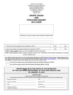 Attachment E Grape Crush Inquiry