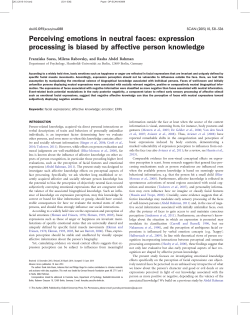 Perceiving emotions in neutral faces: expression