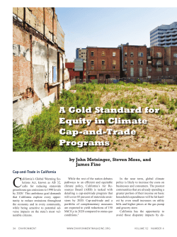 A Gold Standard for Equity in Climate Cap-and