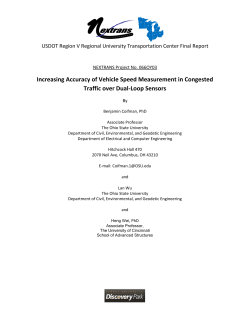 Increasing Accuracy of Vehicle Speed Measurement in Congested