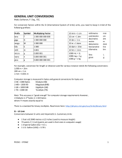 Units - PEO Scarborough Chapter