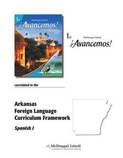 Arkansas Foreign Language Curriculum