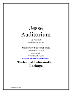 Jesse - University Concert Series
