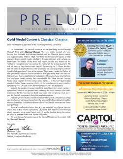 november 2016 - Yakima Symphony Orchestra