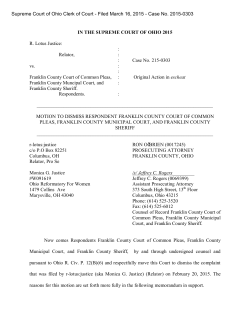 Franklin County Court of Common Pl