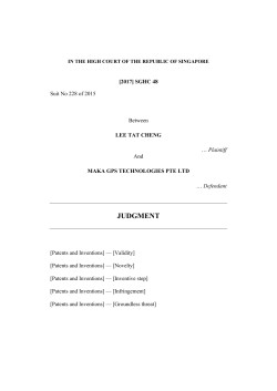 Lee Tat Cheng v Maka GPS Technologies Pte Ltd