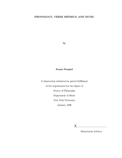 VERSE AND MUSIC - Stuart Frankel`s very small web site