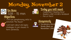 Monday, November 2