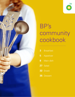 BP`s community cookbook