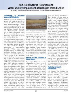 Non-Point Source Pollution and Water Quality Impairment of