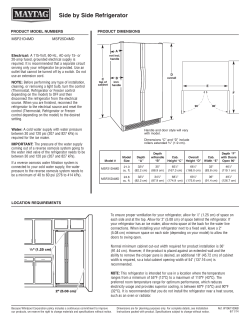 Dimension Guide - Whirlpool Outlet