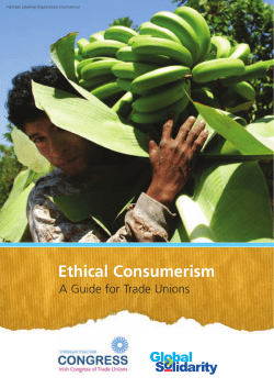 Ethical Consumerism - Irish Congress of Trade Unions