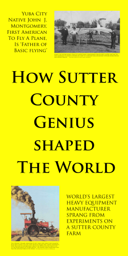 Forget the history books. Yuba City native John J