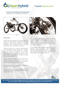 Coyote Handcycles