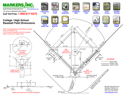 Baseball field dimensions