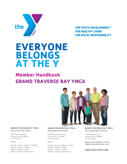 EVERYONE BELONGS AT THE Y