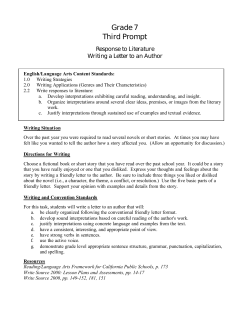 Prompt 3 - Departments