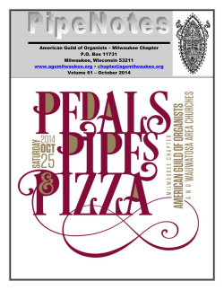 No. 4: October 2014 - AGO