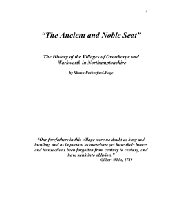 The Ancient and Noble Seat (S Rutherford-Edge)