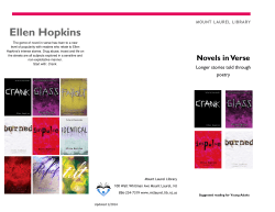 Novels in Verse - Mount Laurel Library