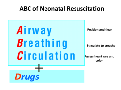 ABC of Neonatal Resuscitation
