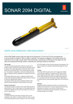 SONAR 2094 DIGITAL