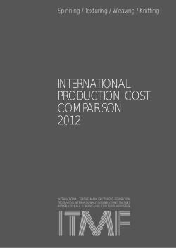 international production cost comparison 201 2