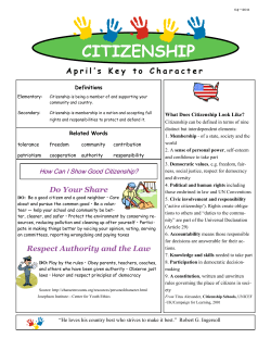 CITIZENSHIP - Polk County Schools