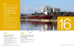 16A The Australian Constitution and the High Court 16B