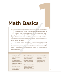 Math Basics