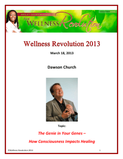 Dawson Church - My Wellness Revolution