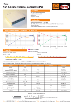 PC93 Non-Silicone Thermal Conductive Pad - t
