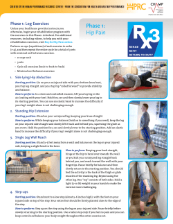 Phase 1: Hip Pain - Human Performance Resource Center