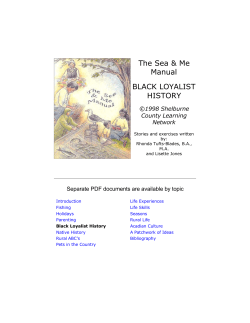 Black Loyalist History