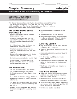netw rks Chapter Summary