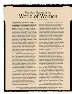 Traditions Rooted in the World of Women