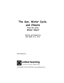 The Sun, Water Cycle and Climate TG quark.qxd