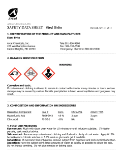 Steel Brite - Arcal Chemicals, Inc.