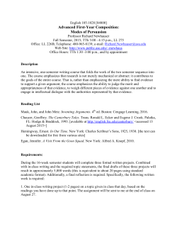 English 105 (Fall, 2015)